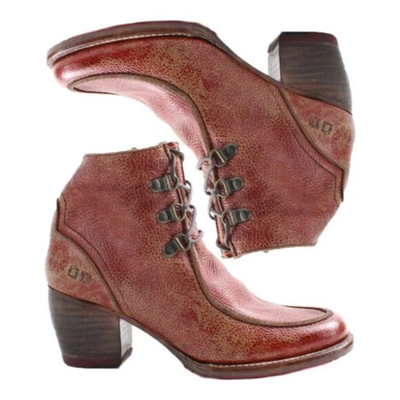 NEW BED/STU Made In USA Leather Xena 2 Booties in Jasper for womens 825 9m5 - Picture 7 of 9